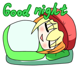 Winged girl Sticker(English ver) sticker #3577796