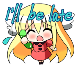 Winged girl Sticker(English ver) sticker #3577803