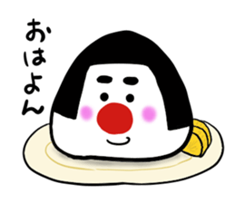 Sticker of rice balls sticker #3578090