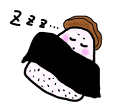 Sticker of rice balls sticker #3578092