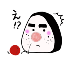 Sticker of rice balls sticker #3578093