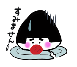 Sticker of rice balls sticker #3578095
