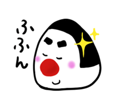 Sticker of rice balls sticker #3578108