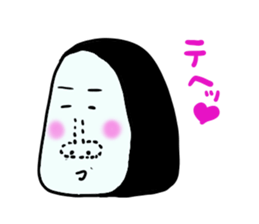 Sticker of rice balls sticker #3578109