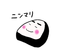 Sticker of rice balls sticker #3578110