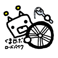 RoboBear Bike Stickers