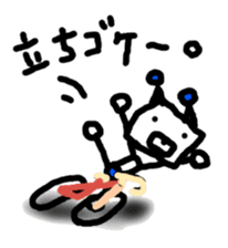 RoboBear Bike Stickers sticker #3578175