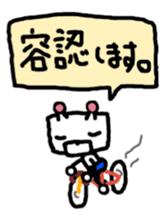 RoboBear Bike Stickers sticker #3578205