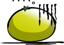 The orange which rotted (dead language) sticker #3578445
