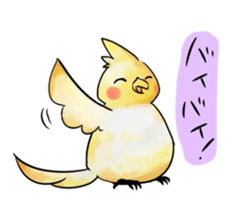 lovely 4birds sticker #3578645