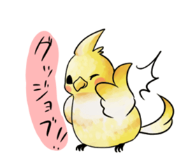 lovely 4birds sticker #3578646