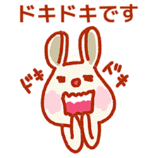 Rabbit of a respect language sticker #3578749