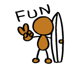 The surfing best sticker #3578782