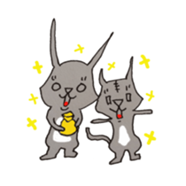 wu and meow sticker #3579008