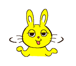 Own pace rabbit sticker #3579291