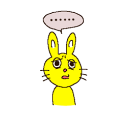 Own pace rabbit sticker #3579292