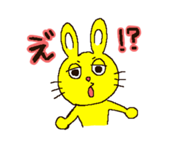 Own pace rabbit sticker #3579293