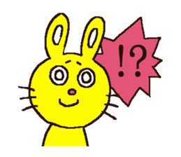 Own pace rabbit sticker #3579295