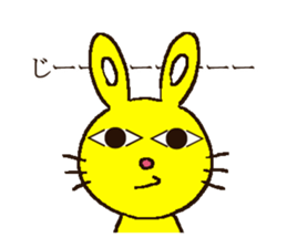 Own pace rabbit sticker #3579296