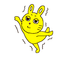 Own pace rabbit sticker #3579299