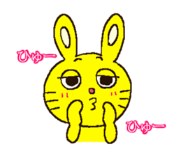 Own pace rabbit sticker #3579301