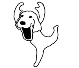 black and white dog model Dachshund. sticker #3579779