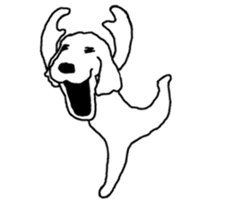 black and white dog model Dachshund. sticker #3579779