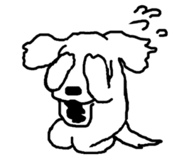 black and white dog model Dachshund. sticker #3579789