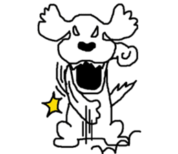 black and white dog model Dachshund. sticker #3579793