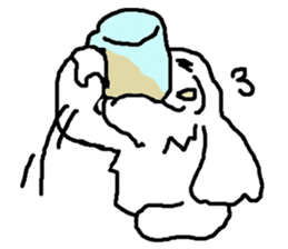 black and white dog model Dachshund. sticker #3579796