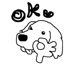 black and white dog model Dachshund. sticker #3579799