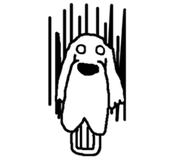 black and white dog model Dachshund. sticker #3579806