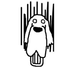 black and white dog model Dachshund. sticker #3579806