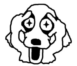 black and white dog model Dachshund. sticker #3579807