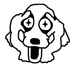 black and white dog model Dachshund. sticker #3579807