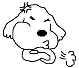 black and white dog model Dachshund. sticker #3579808