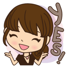Anna in office version sticker #3580296