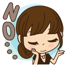 Anna in office version sticker #3580297