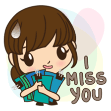 Anna in office version sticker #3580312