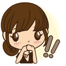 Anna in office version sticker #3580313