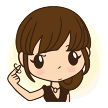 Anna in office version sticker #3580315