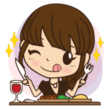 Anna in office version by AMSTICKERS