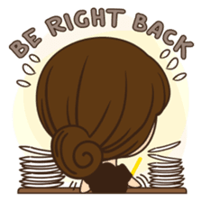 Anna in office version sticker #3580318