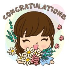 Anna in office version sticker #3580320