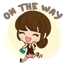 Anna in office version sticker #3580326