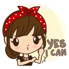 Anna in office version sticker #3580329