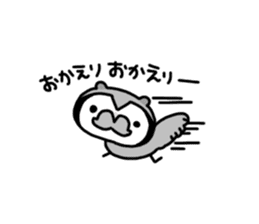 Mamefuku of barn owl2 sticker #3580464