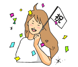 stickers for everyday girl talk sticker #3581137