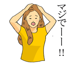 stickers for everyday girl talk sticker #3581139