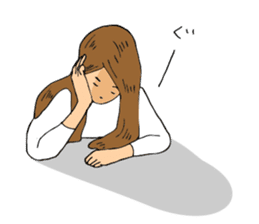 stickers for everyday girl talk sticker #3581148